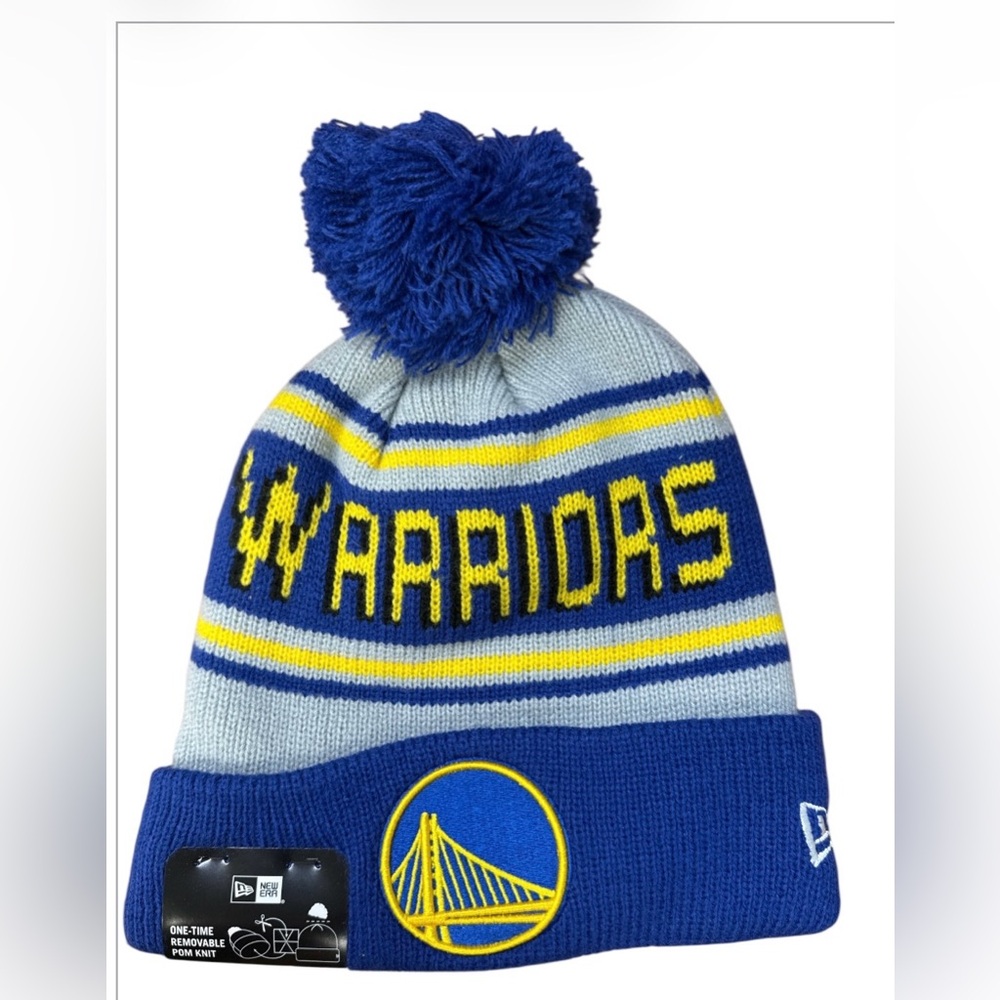 🆕 NBA Warriors Beanie New Era One Size